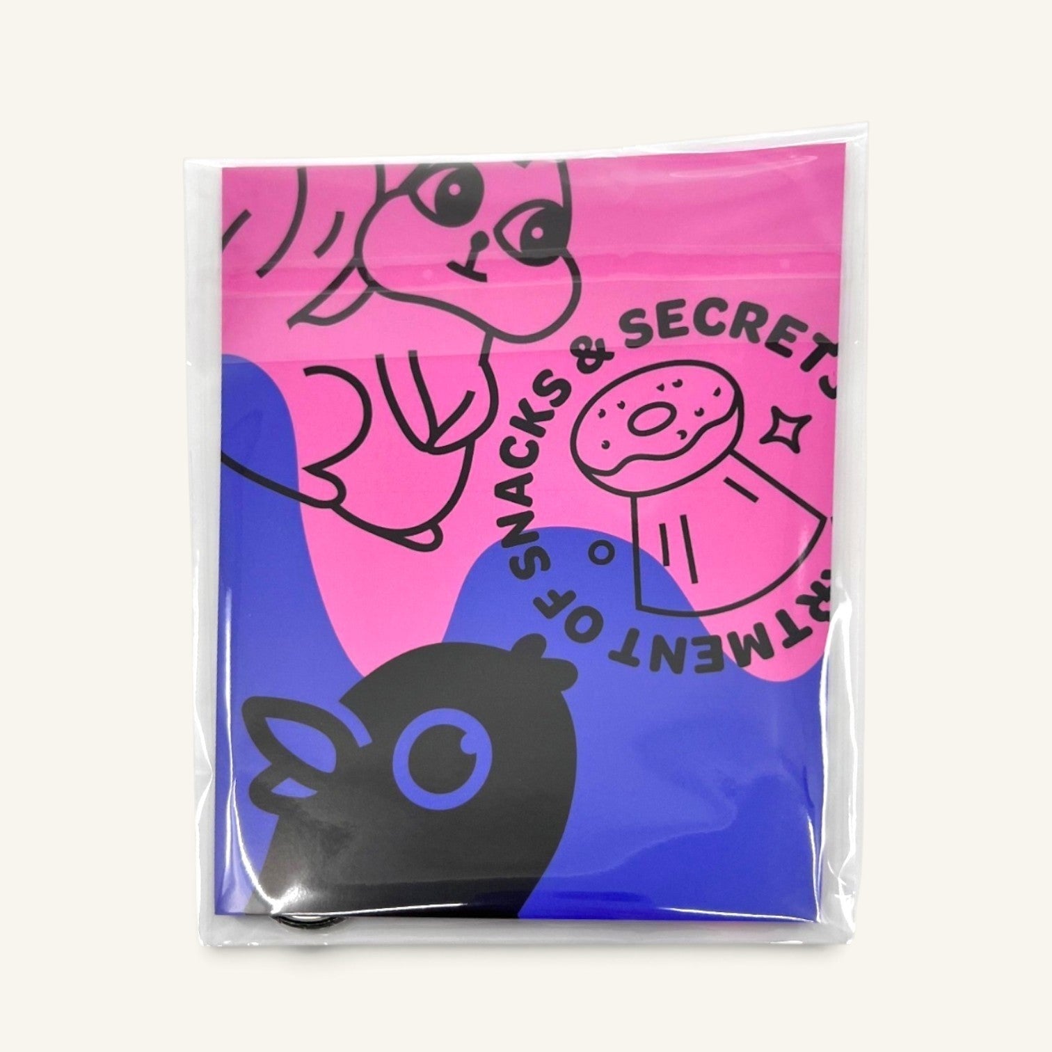 The Curiosity Route DoSS button pack featuring three 1-inch pins with squirrel, pigeon, and snack seal designs.